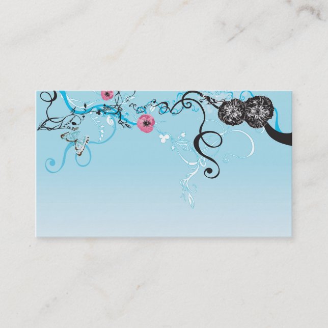 Floral Business Card (Front)