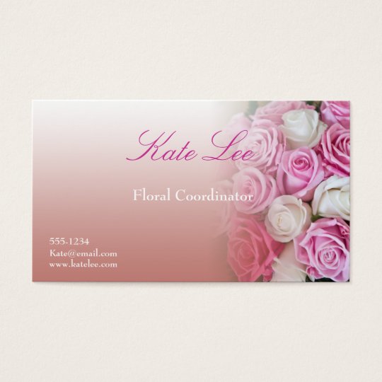 Floral business card