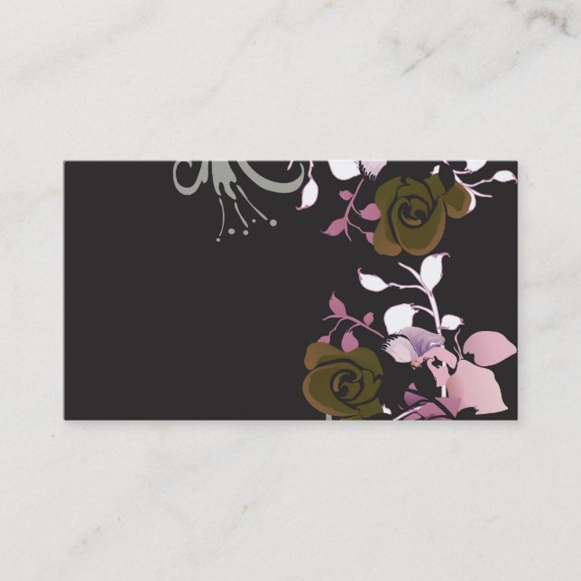 Floral Business Card (Front)