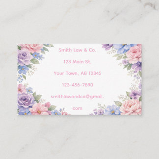 Floral  business card