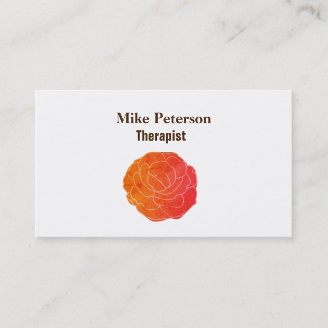 Floral Business Card (Front)