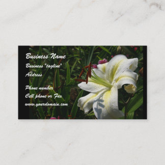 Floral business card