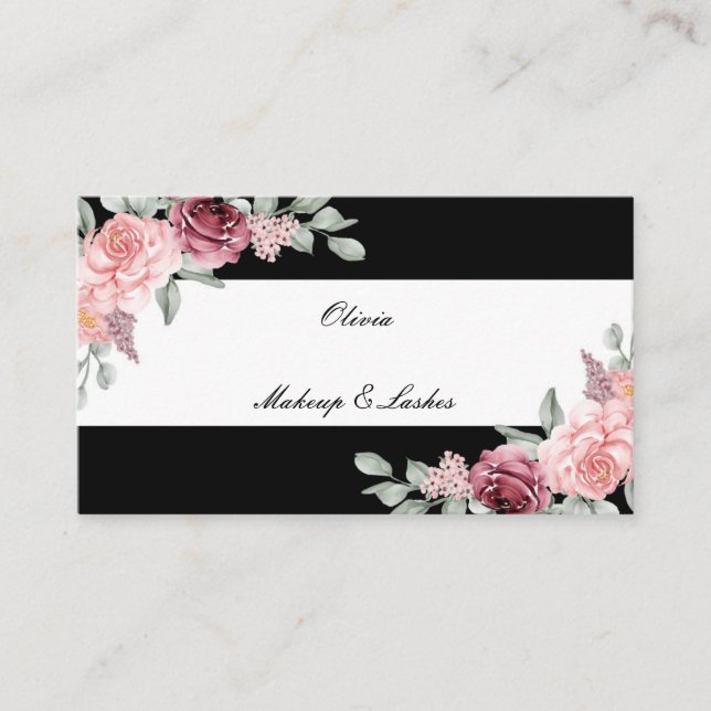 floral business card (Front)