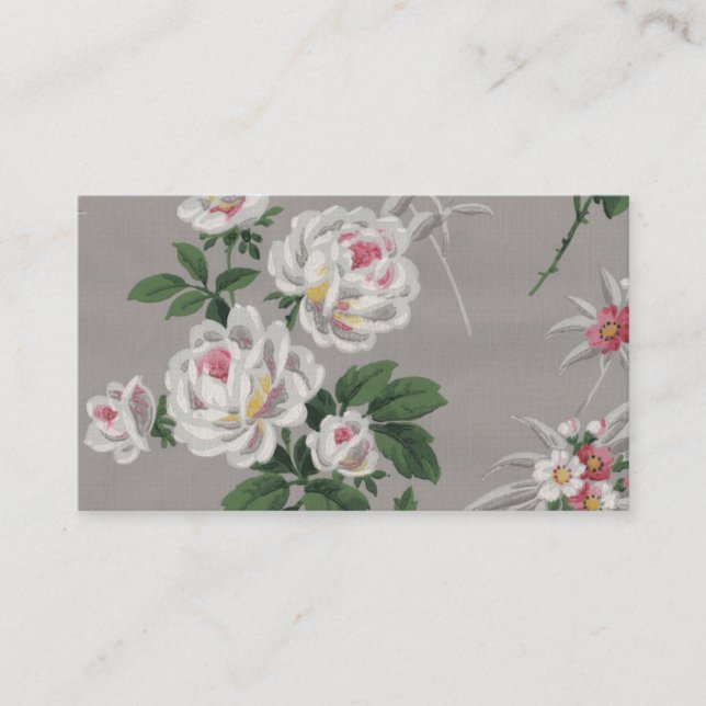 Floral Business Card (Front)