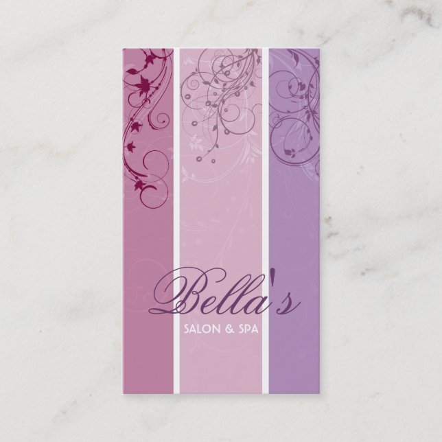 Floral Business Card (Front)