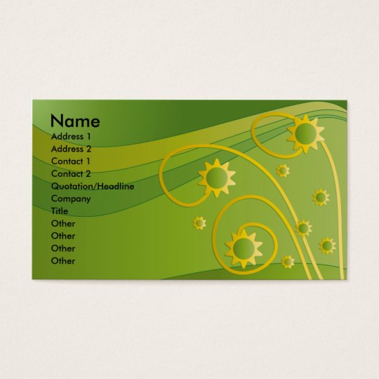 Floral Business Card