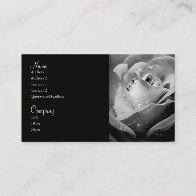 Floral Business Card 2 (Front)
