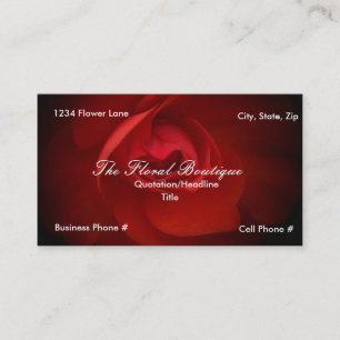 Floral business card.. card