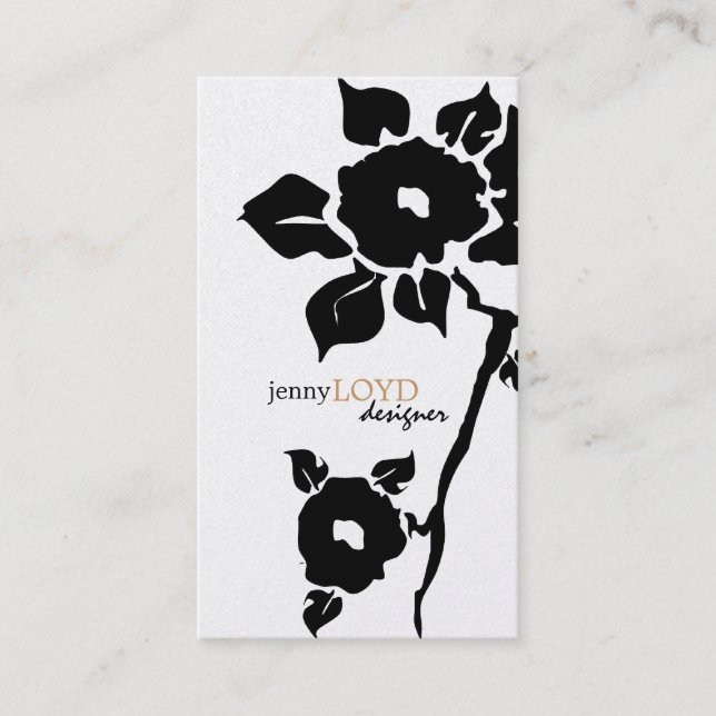 Floral Business Cards (Front)