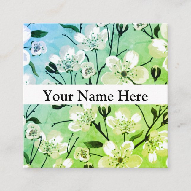 Floral Business Cards (Front)