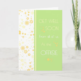Floral Business Get Well Soon from Group Card