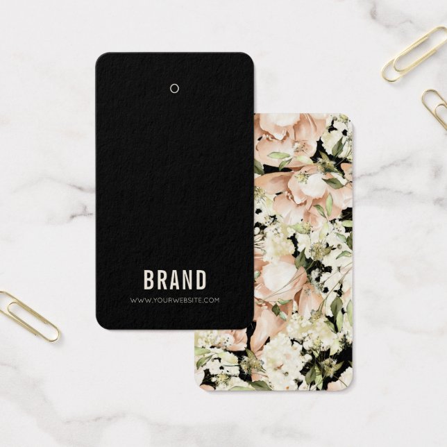 Floral Business Hang Tag Card (Office)