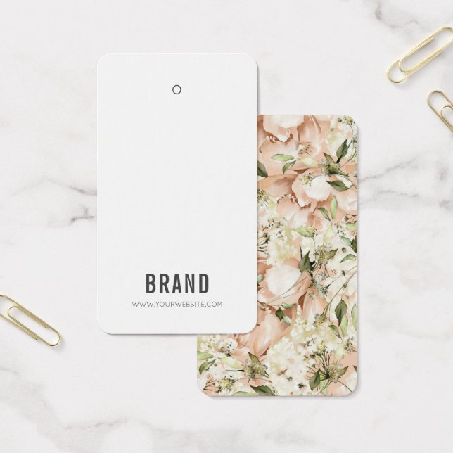 Floral Business Hang Tag Card (Office)