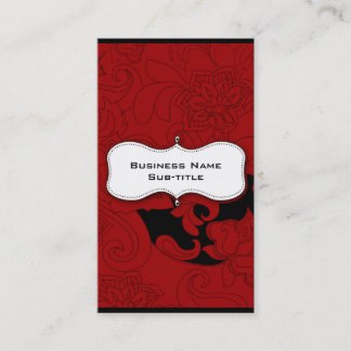 Floral business or profile Card