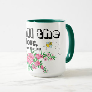 Floral & Butterflies Mug