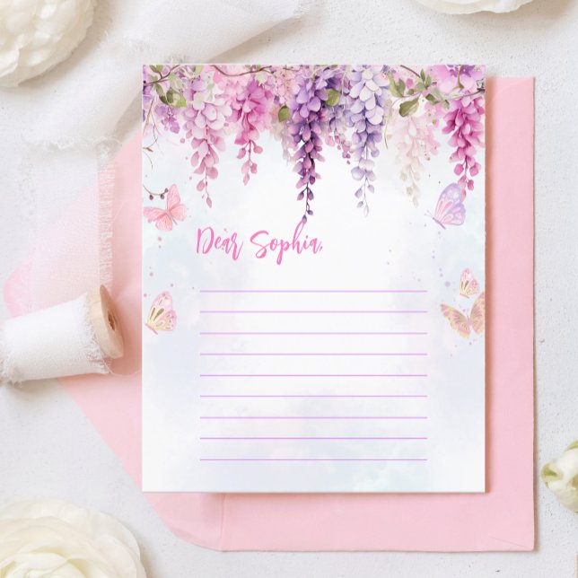 Floral Butterfly Birthday Time Capsule Note (Creator Uploaded)