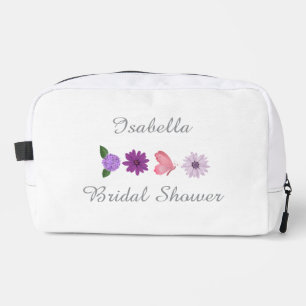 Floral & Butterfly Bridal Shower Makeup Bag