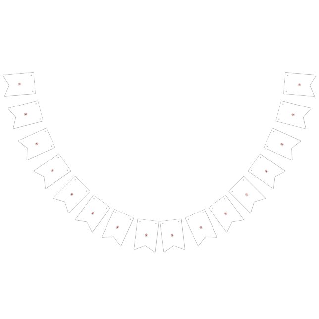 Floral Butterfly Mandala | Purple Boho Art Design Bunting (All)