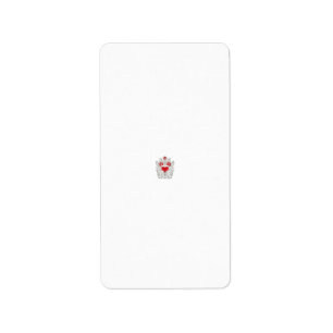 Floral Butterfly Mandala   Purple Boho Art Design Label