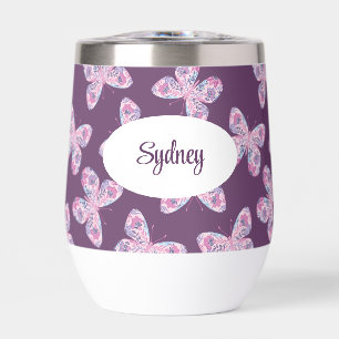 Floral Butterfly Patterned Personalised