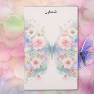Floral Butterfly Stationery