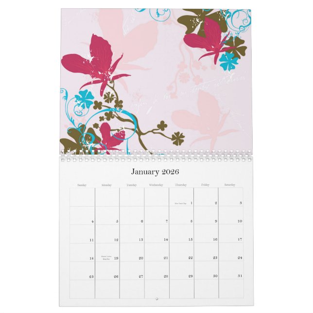 Floral Calendar (Jan 2026)