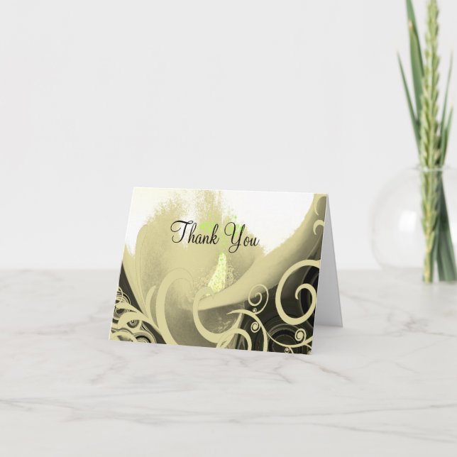 Floral Calla lily Thank You (Front)