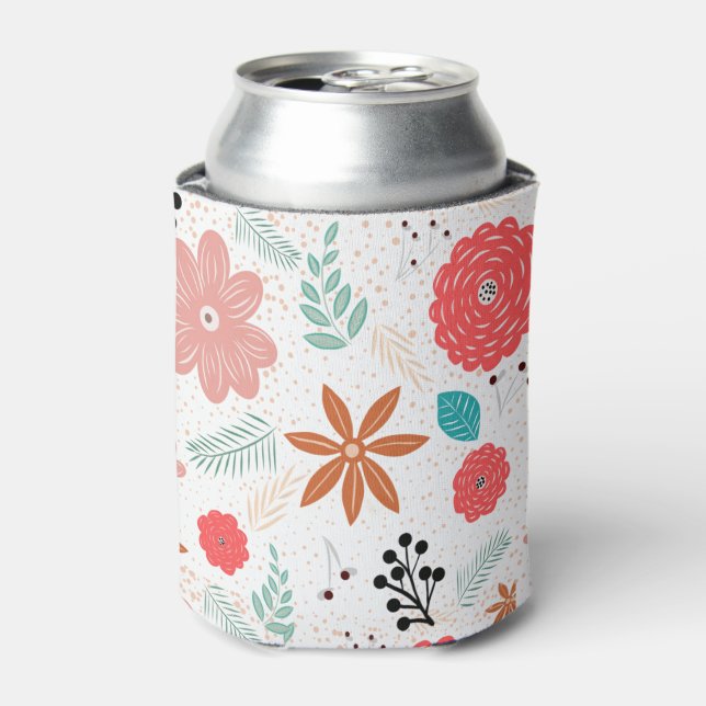 Floral Can Cooler (Can Front)