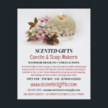 Floral Candle, Candle & Soap Maker Advertising Flyer<br><div class="desc">Floral Candle,  Candle & Soap Maker Advertising Flyers By The Business Card Store.</div>