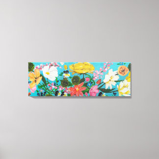 Floral canvas print