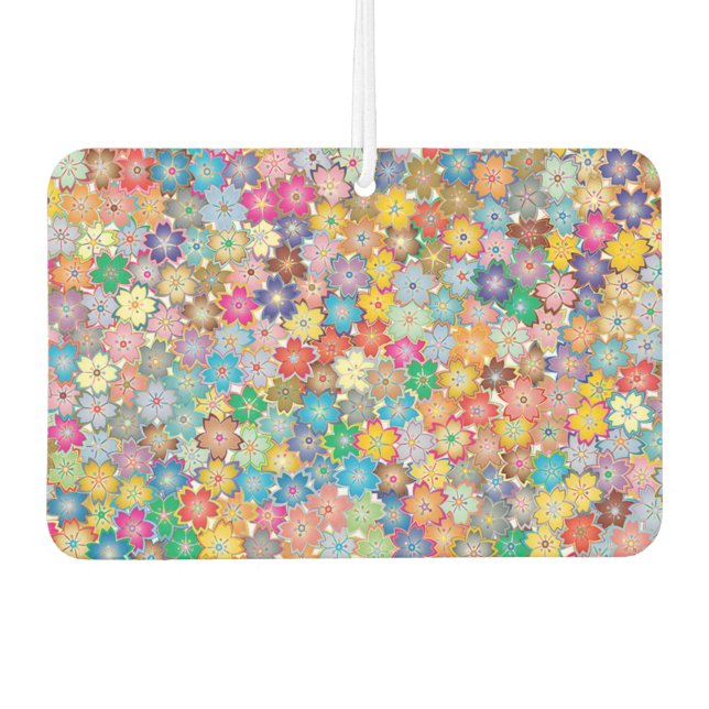 Floral Car Air Freshener (Front)