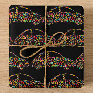 Floral Car Flower Power Vehicle Wrapping Paper
