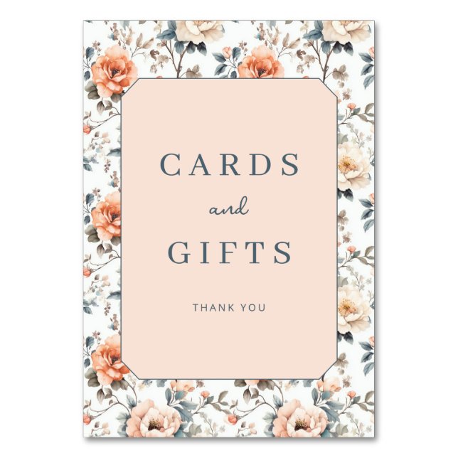 Floral Cards and Gifts Thank You (Front)