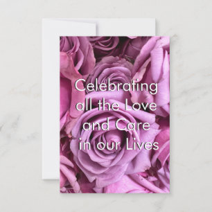 Floral Celebrating Motherhood and Love Postcard