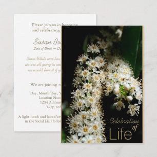 Floral Celebration of Life 3 Invitation