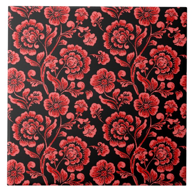 Floral Ceramic Tile (Front)