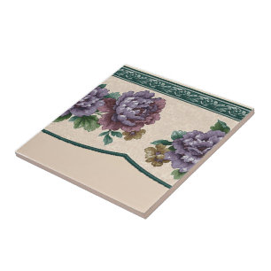 Floral Ceramic Tile
