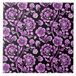 Floral Ceramic Tile