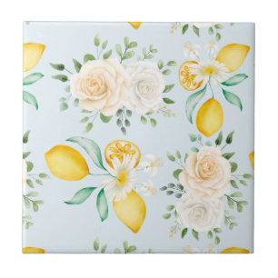 Floral Ceramic Tile