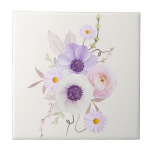 Floral Ceramic Tile