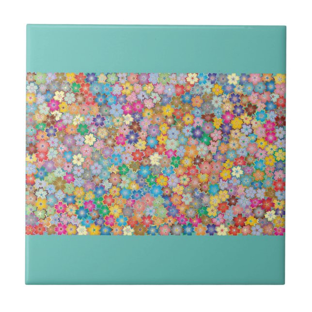 FLORAL CERAMIC TILES (Front)