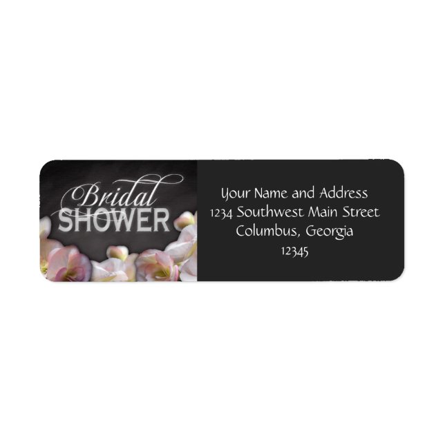 Floral & Chalkboard Bridal Shower (Front)
