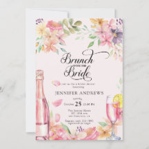 Floral Champagne | Bridal Shower Brunch