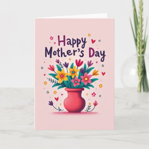 Floral Cheer Greeting Card