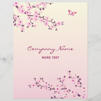 Floral Cherry Blossom Pink Flyer