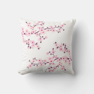 Floral Cherry Blossom (Sakura) Cushion