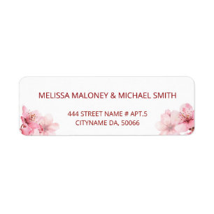Floral Cherry Blossoms Pink White    Wedding