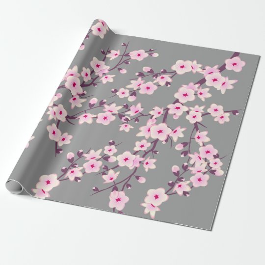 cherry blossom wrapping paper