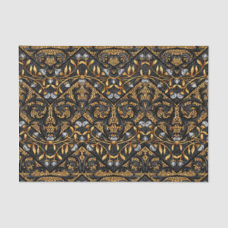 Floral Chevron Paisley Filigree ZigZag Flowers Tissue Paper