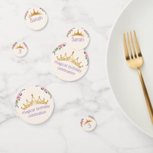 Floral Chic Birthday design Confetti